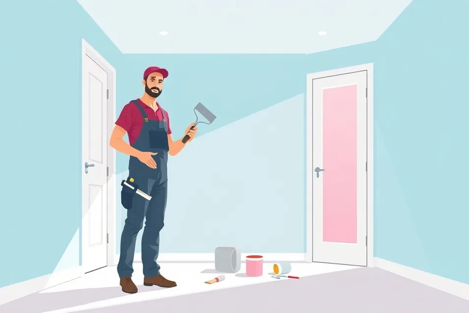 Intérieur rénové après travaux de peinture à Chalon-sur-Saône
